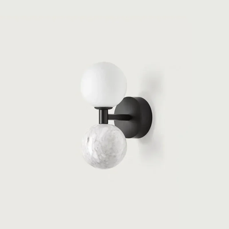 Nordic  LED Wall Lamps  Simple Bedside  Marble Lamp Light High-end Home Decoration Wall Lamp Aisle New Style Wall Light
