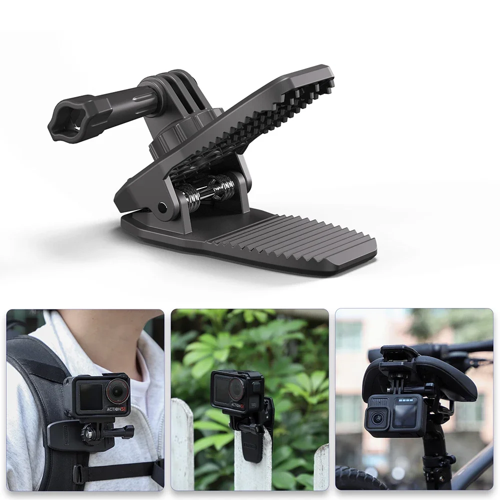 360 °   Rotary Hat Belt Rucksack Clip für DJI OSMO Action 5 Pro/4/3 insta 360 GoPro Kamera Magnetische Klemmhalterung Zubehör