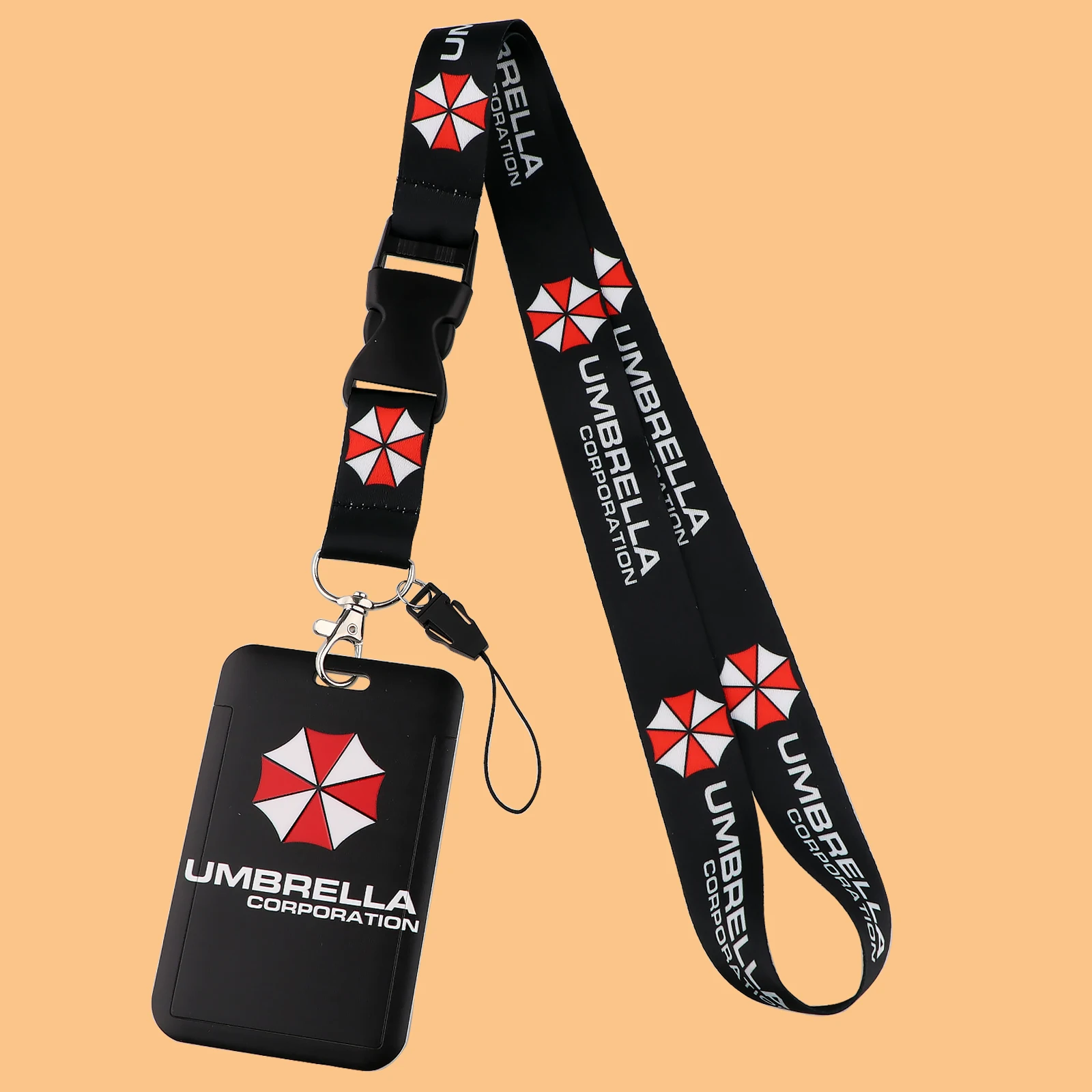 Film Umbrella Lanyards for Key Neck Strap For Card Badges Gym Key Chain Lanyard Key Holder DIY Hanging Rope Keychain