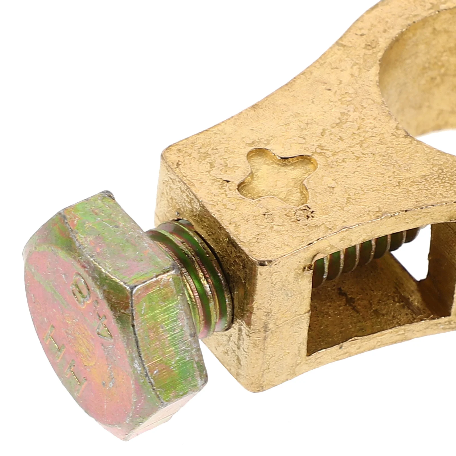 1 زوج موصلات السيارات النحاس محطة المشابك العالمي صالح للسيارات شاحنة قارب محطات النحاس كليب #5