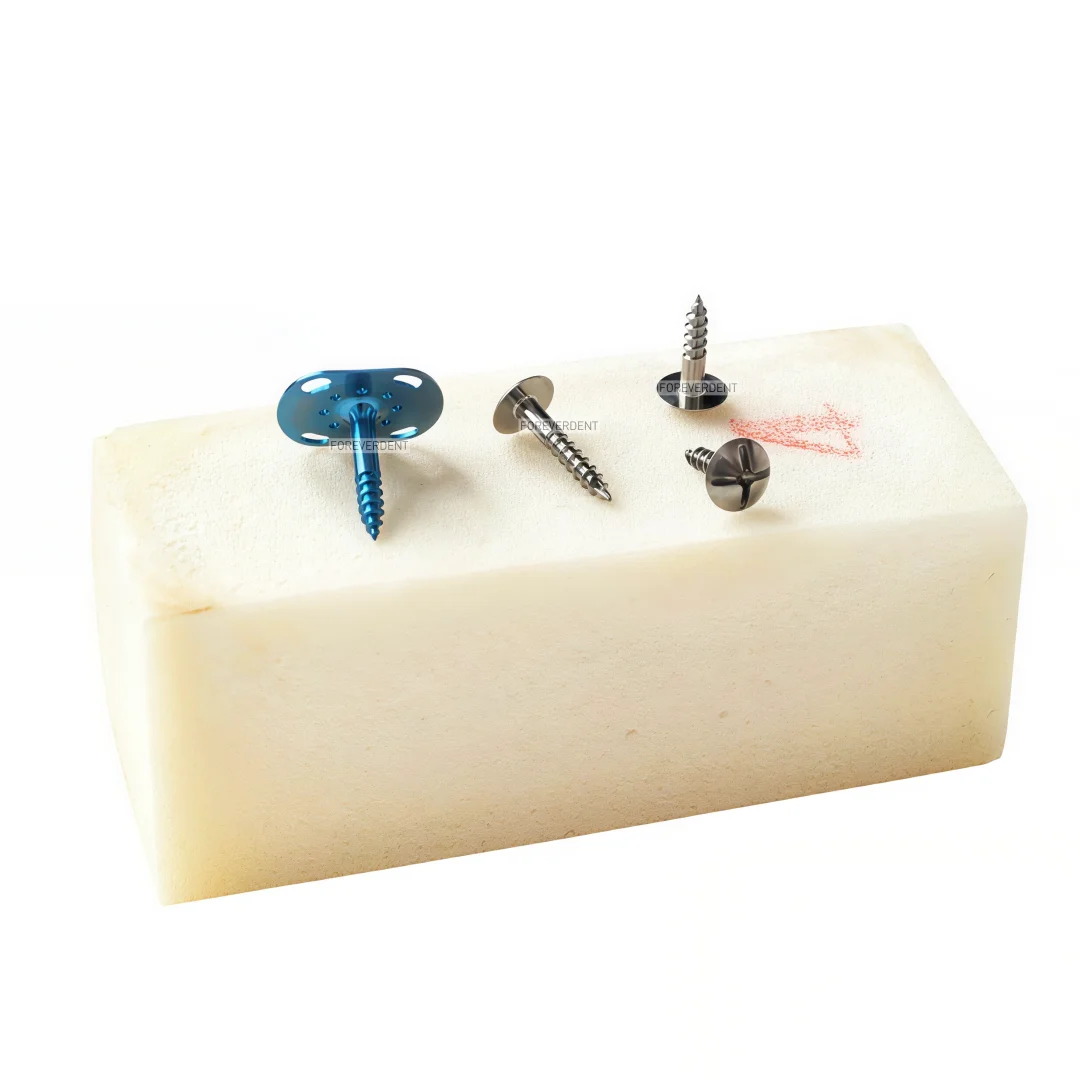 Dental Implants GBR Dental Screw Tenting Screw Titanium Alloy Guided Bone Regeneration Self-Drilling Screw Length 7mm/8mm/9mm