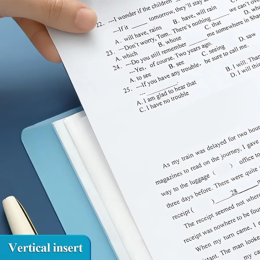 60 مجلد جيب بأكمام بلاستيكية 9.2 × 12 مجلد محفظة A4 مع ورقة شفافة واقية لعرض الكتب العرضية الفنية 120 Pa