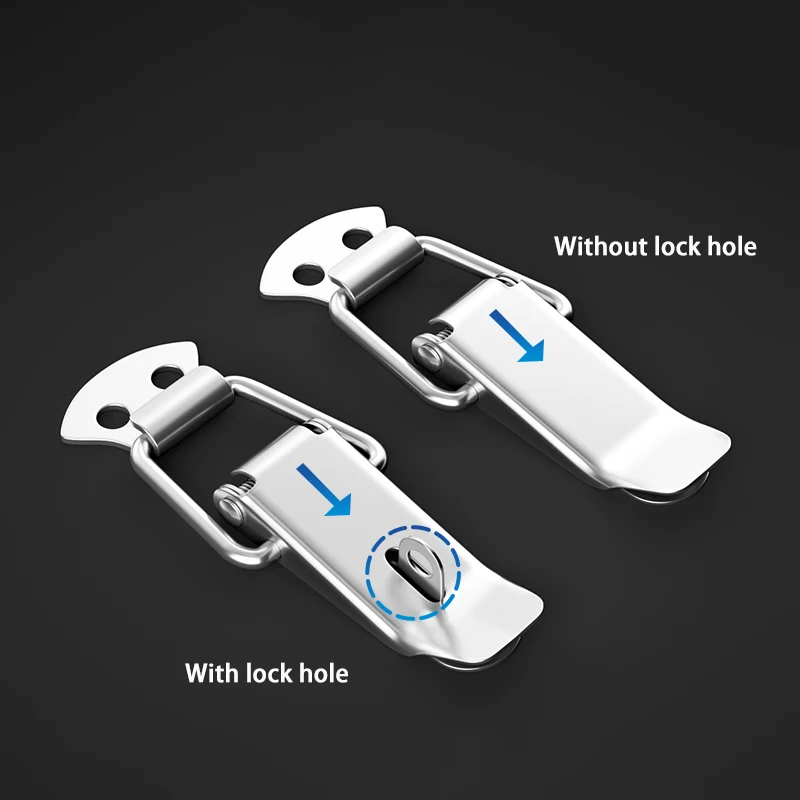Picture 7: 1pcs 201/304 Stainless Steel Buckles Toggle Hasp Latch Catch Clamp Billed Buckles for Toolbox, Trunk, Chest