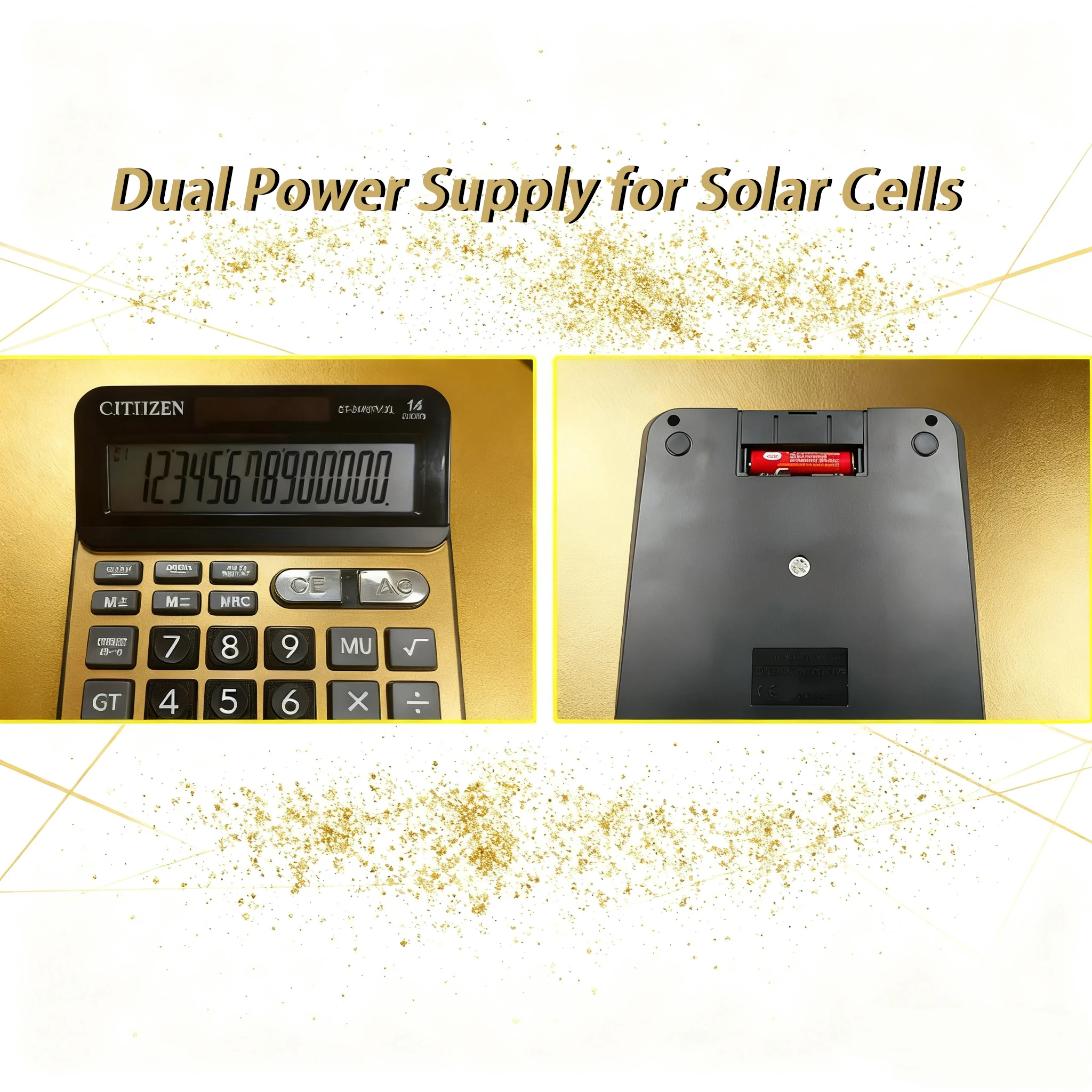 Dual-Screen Display, 14-Inch Large Screen, Dual Solar Cell Power Supply, Multifunctional Large-Display Computer