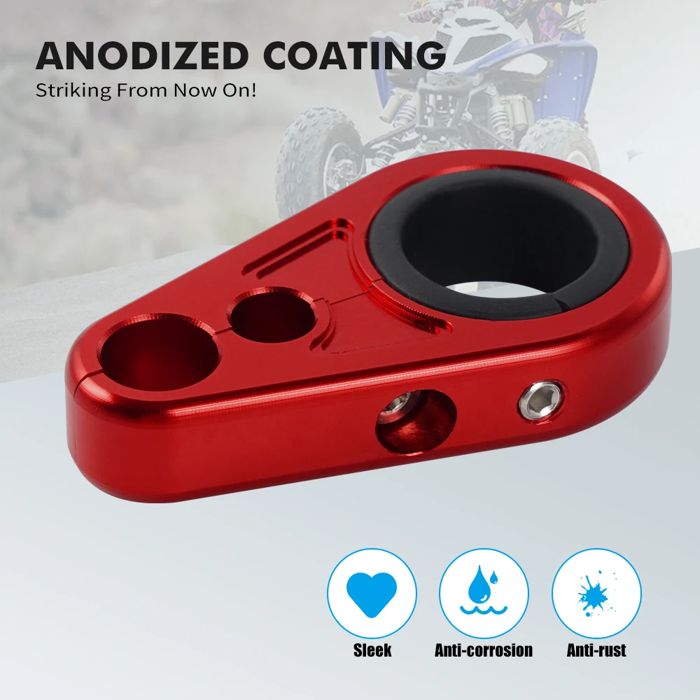 

NICECNC A-Arm Brake Line Clamps ATV Aluminum For Polaris Sportsman 300 400 450 500 RZR Ranger For Yamaha Raptor 700 Grizzly