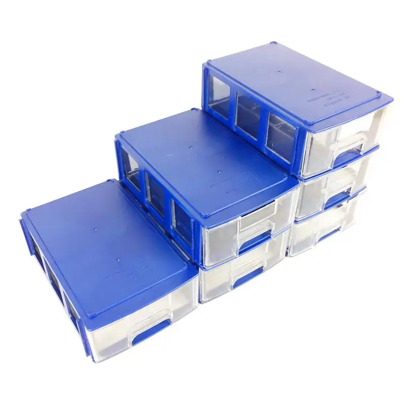 Stackable Plastic Storage Boxes Component Screws Tool Container Screws Tools Packaging Storage Bins Hardware Parts Box