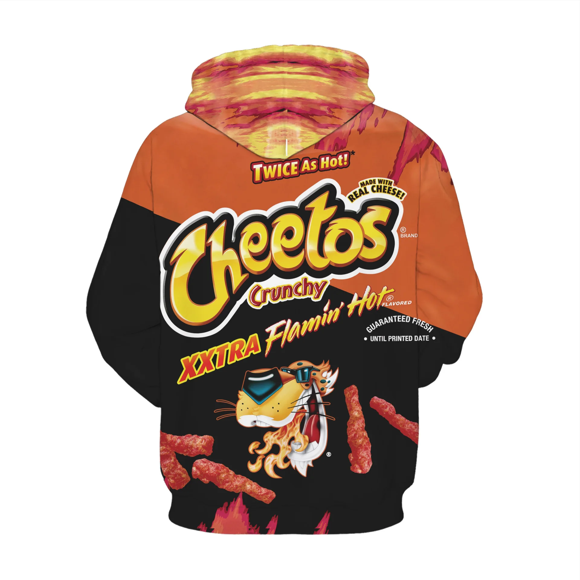 Cheetos Flamin Hot Takis 3D Print Hoodie Spring Autumn Men Women Clothes Harajuku Hooded Sweatshirt Tracksuit Oversized Pullover