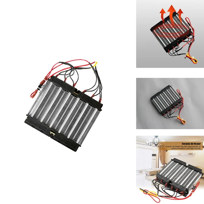 Elementos De Aquecimento Cerâmicos Elétricos, aquecedor De Ar Isolado PTC, temperatura constante, eletrodomésticos