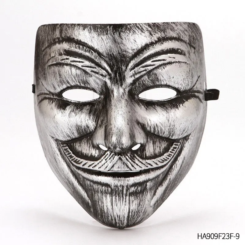 Maschere di Halloween: bianco, nero, oro e altri disegni speciali, adatte per le feste di Halloween per aggiungere una sensazione misteriosa.