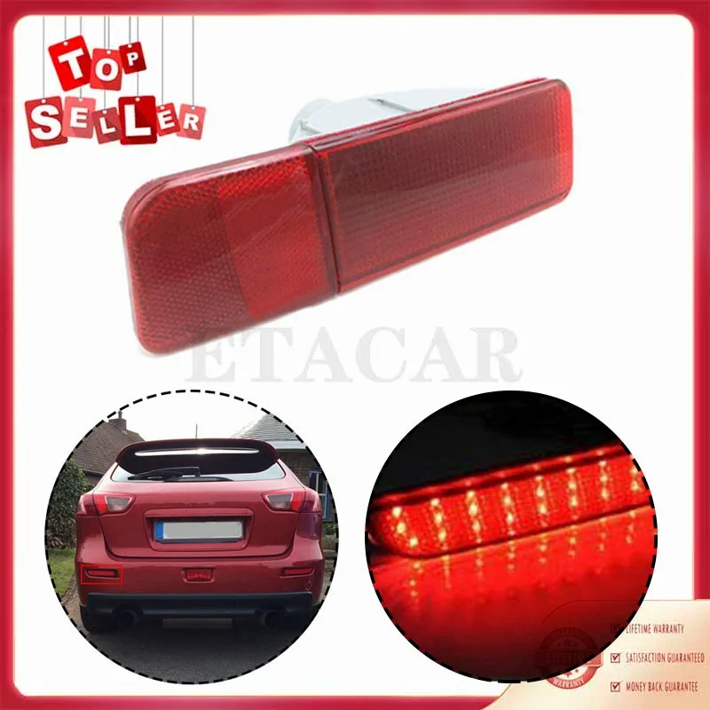 

Car Rear Bumper Reflector Rear bumper light Fog Light Lamp For Mitsubishi Outlander 2001 2002 2003-2006 Without Bulb