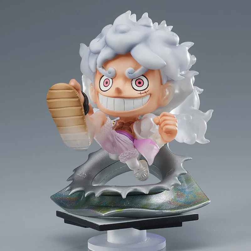 BANDAI Original ONE PIECE Niforme Shonen Monkey D. Luffy Shanks Buggy Marshall D. Teach Anime Cartoon Garage Kit Gifts Toys