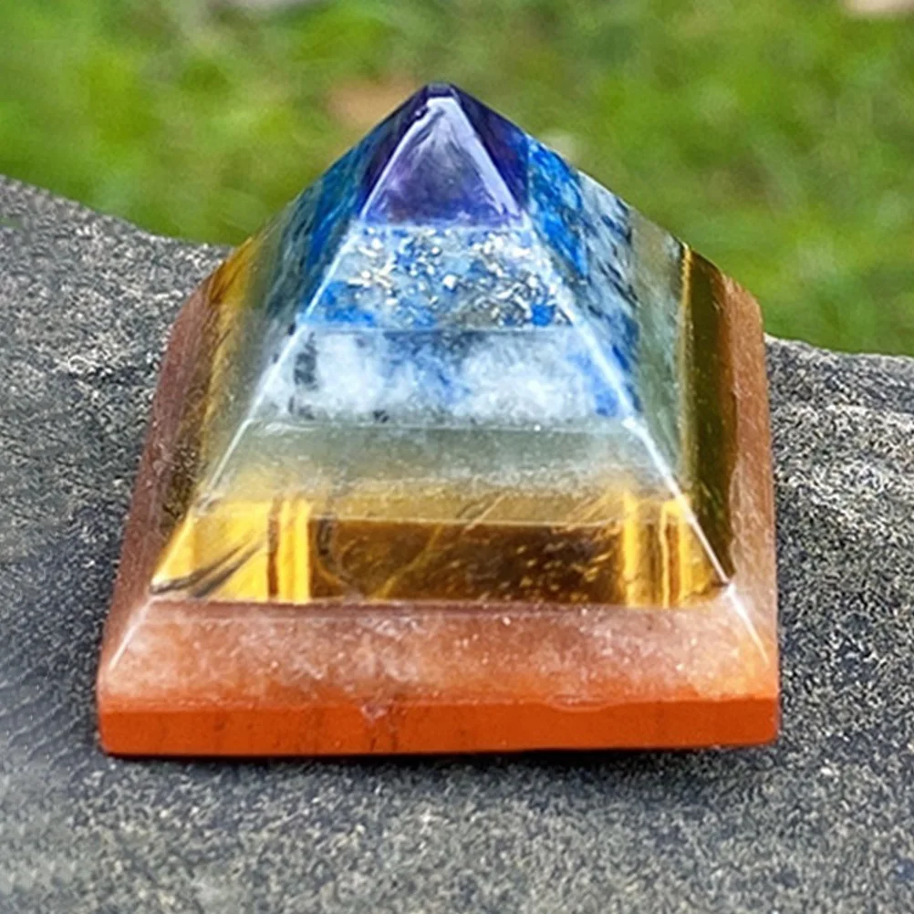 

Хрустальная пирамида, изысканный прозрачный дизайн, декоративное украшение для рабочего стола, ремесло для медитации, положительная энергия, домашний декор