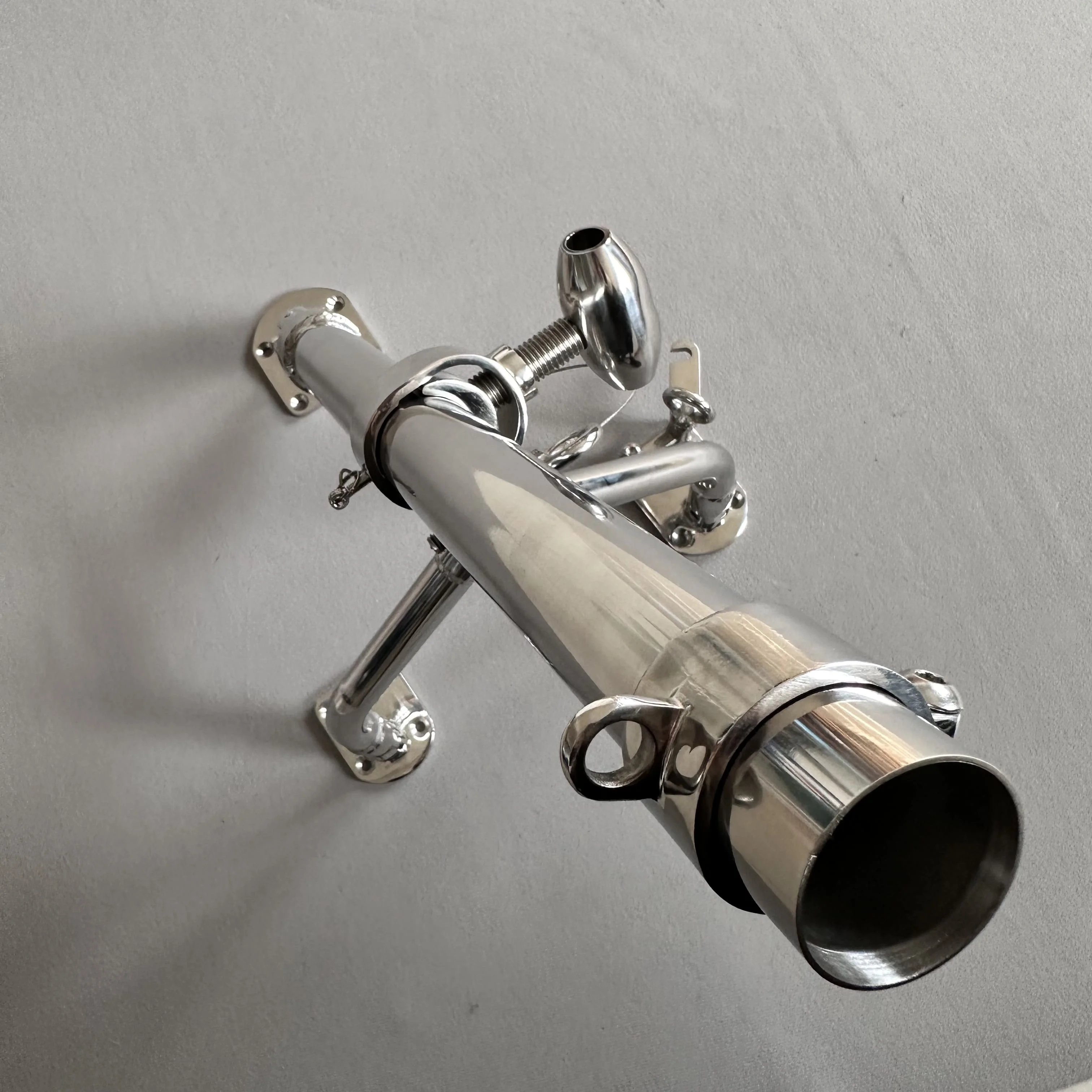 マリンハードウェアアクセサリー ステンレス製調整可能ブラケット 釣り竿ホルダー アウトリガーロッドホルダー