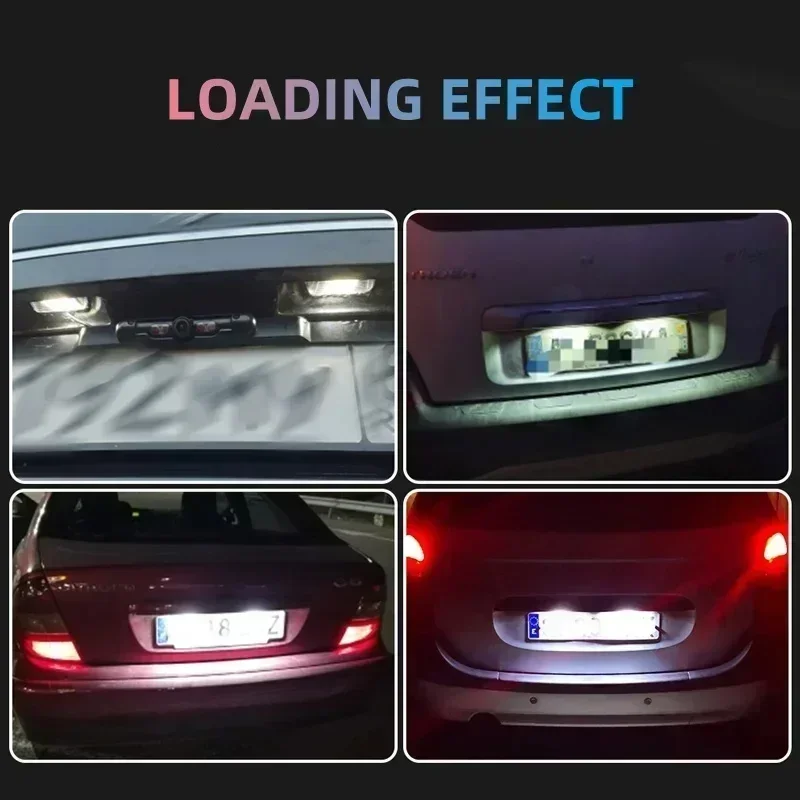 2 قطعة Canbus LED رقم الترخيص لوحة ضوء مصابيح لنيسان ألتيما L32 روج T32 X-Trail باثفندر R51 ماكسيما A35 مورانو EX37