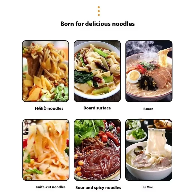Commercial Full-Automatic Hydraulic Ramen Machine Multifunctional Noodle Cutting Baking Hand-Pressing Noodle Press Grain Making