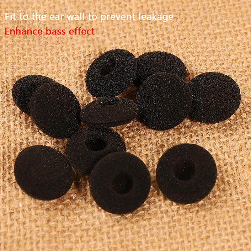 20PCS Earpads Covers MP3 MP4 Moblie Phone Ear Pads For Headphones Foam 18mm Sponge Bluetooth Earphones Replacement Ear Pads