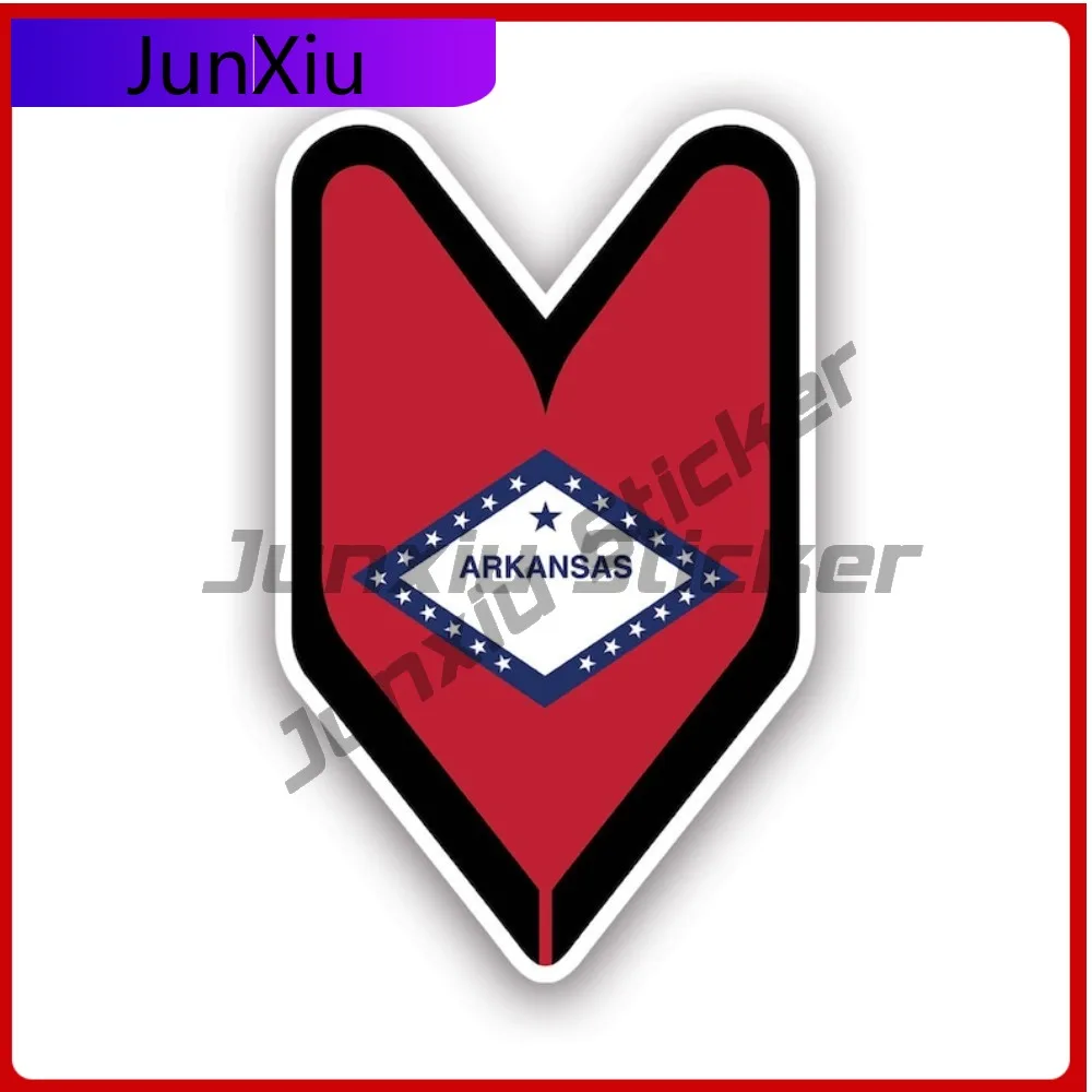 

Arkansas Driver Badge Sticker Waterproof Outdoor Cute Window Waterproof Vinyl Decal For Car Windows And Trunks Sticker