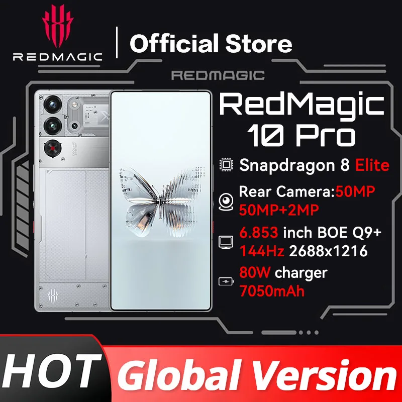 RedMagic 10 Pro Global Version 5G Gaming Smartphone 6.853 