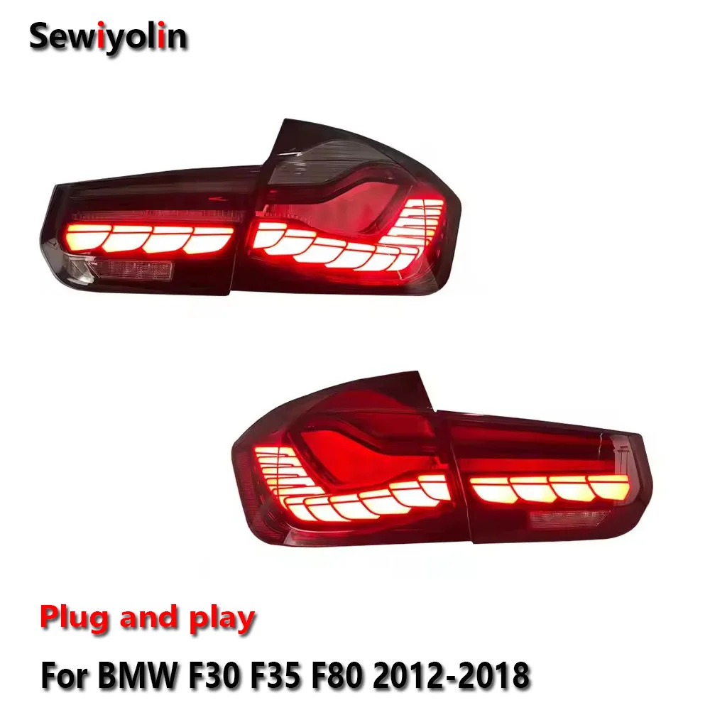 

Car Accessories Tail Light led For BMW 3 F30 F35 F80 2012-2018 Sedan DRL Fog Rear Trailer lamps Turning Signal Voiture Plug