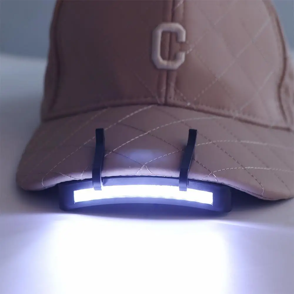 Portable 11LED Hat Brim Light Front Light Lightweight Baseball Cap Light Ultra Bright Headlamp Hat Clip Lamp Outdoor Sports