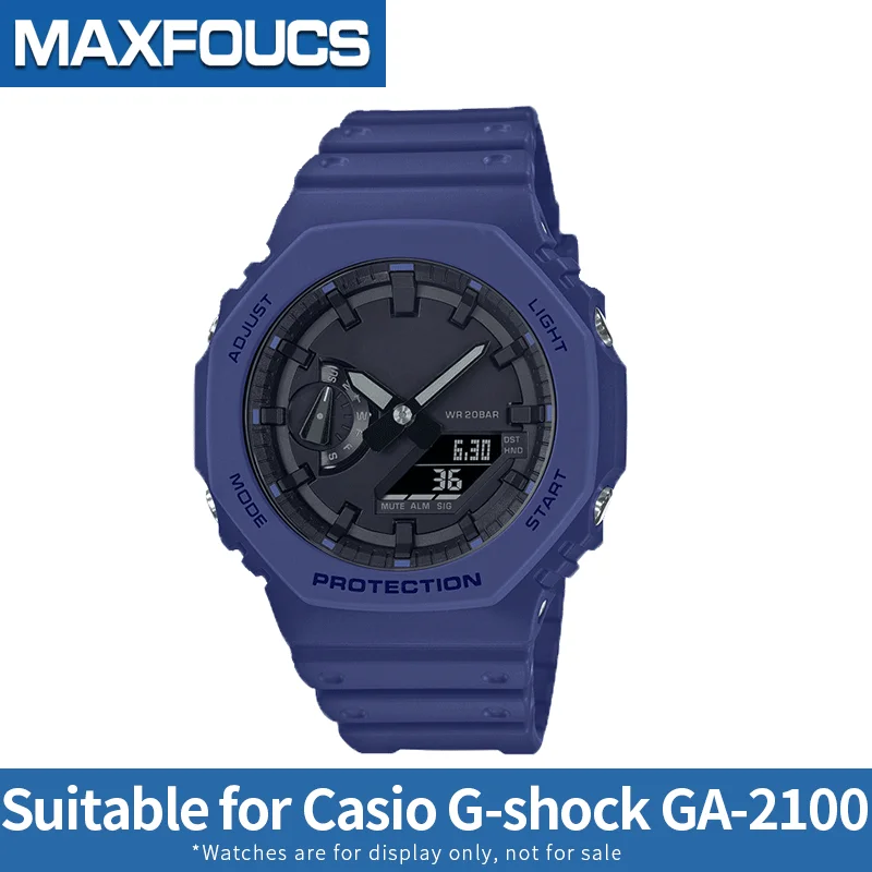 Sapphire/Mineral Glass Flat For Ca sio G-shock GA-2100 Blue AR Coating Watch crystal watch Parts