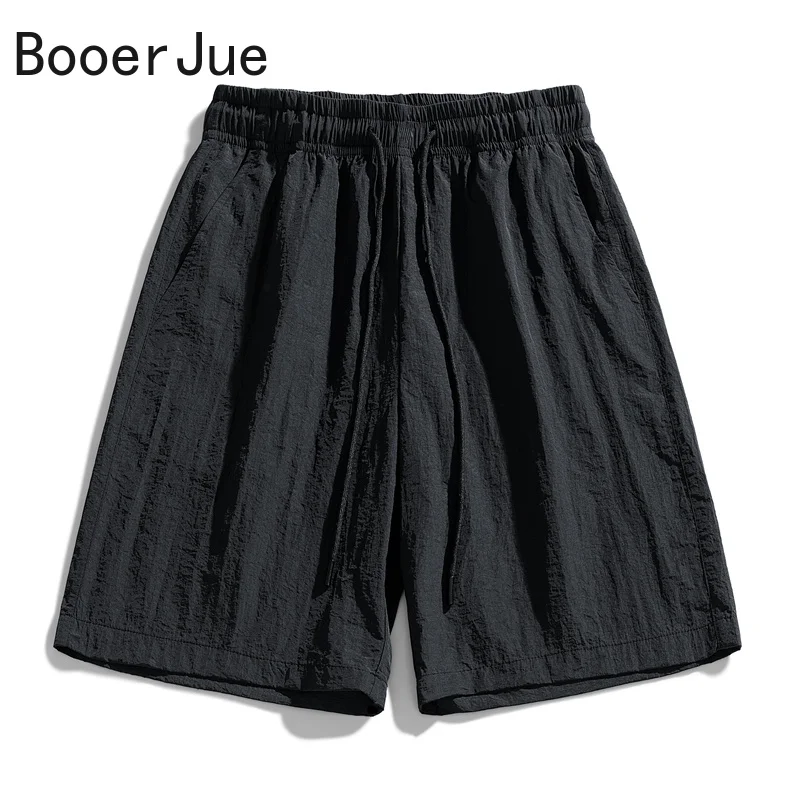 UPF50+ Summer Drawstring Men Casual Jogger Casual Classic Workout Gym Running Sports Lightweight UV Protection Quick-Dry Shorts