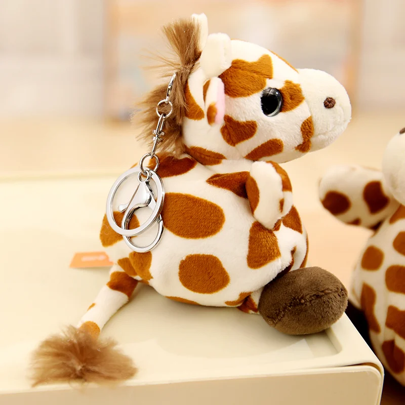 Boneca de saco de areia animal de desenho animado transfronteiriço, ornamento de boneca panda, pingente de chaveiro, brinquedo de pelúcia, presente infantil