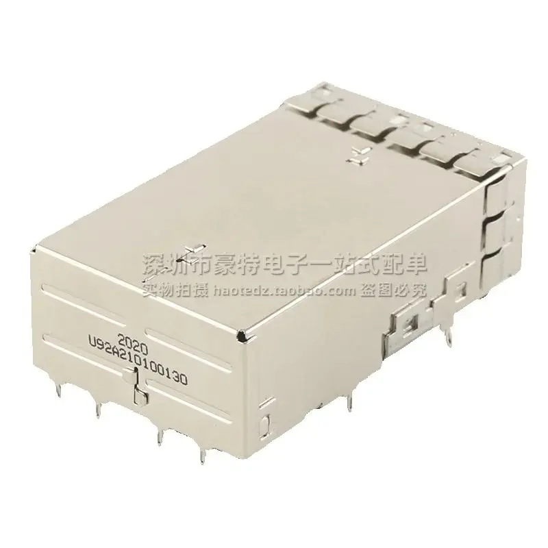 2PCS/ U92-A210-1001-30 imported original dual-port optical fiber interface 1x 2 72P SFP connector cage