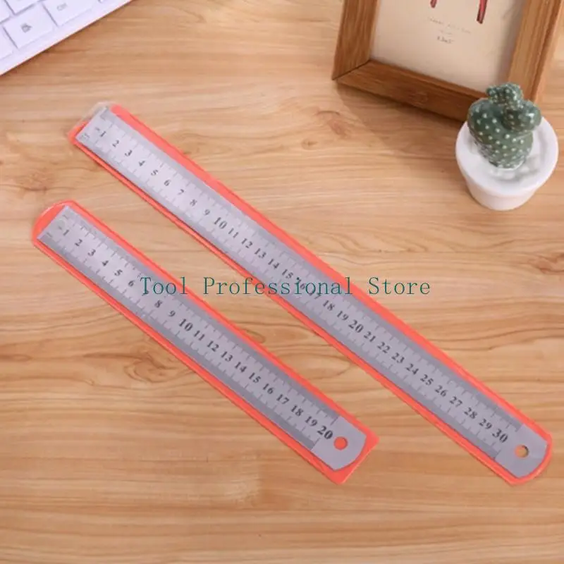 Accessorio cartoleria misurazione del righello misurazione dritta inossidabile 57QF 15/20/30