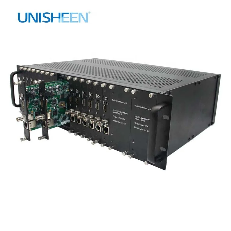 2160p SRT Broadcast 2 4 8 16 Channel H.265 H.264 4K HDMI SDI Video Live Streaming Encoder Card Box