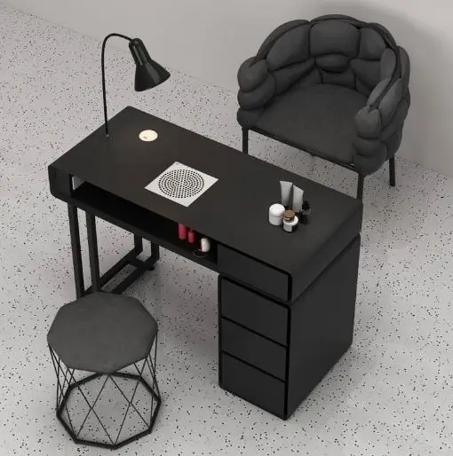 

Luxury Nail Table Set for Beauty Salon - Manicure Desk with Chair