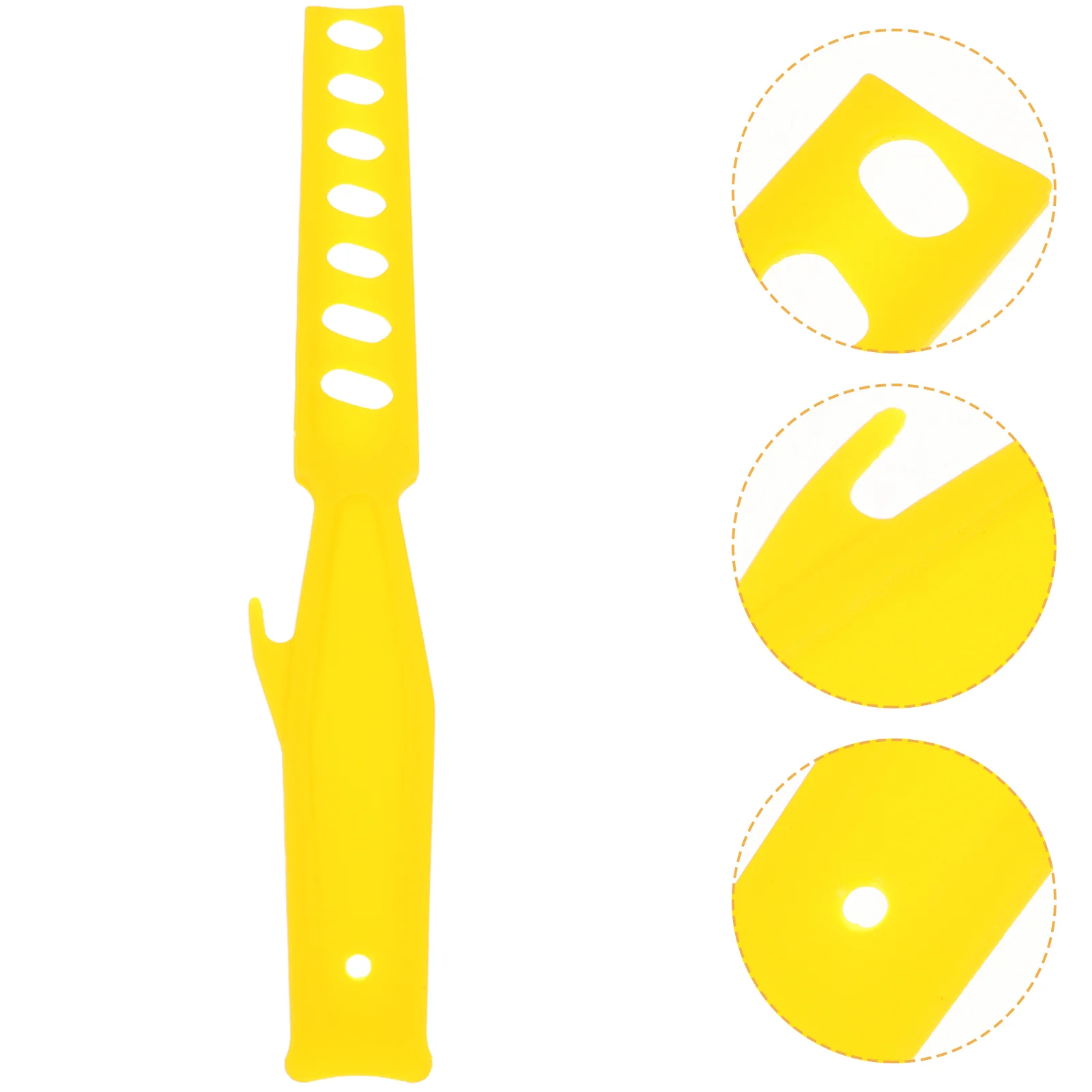 

Paint Stirring Stick Reusable Plastic Mixing Rod Manual Yellow Tool for Fine Even Paint Mixing Suitable Sturdy