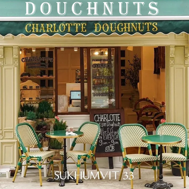 

Tables and chairs, courtyard outdoor furniture, open-air waterproof and sunscreen