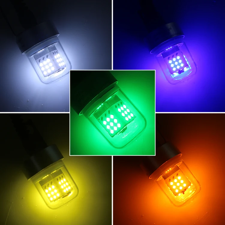 12V 15W 1500LM White Green Blue Golden Lemon Night Underwater Fishing Light