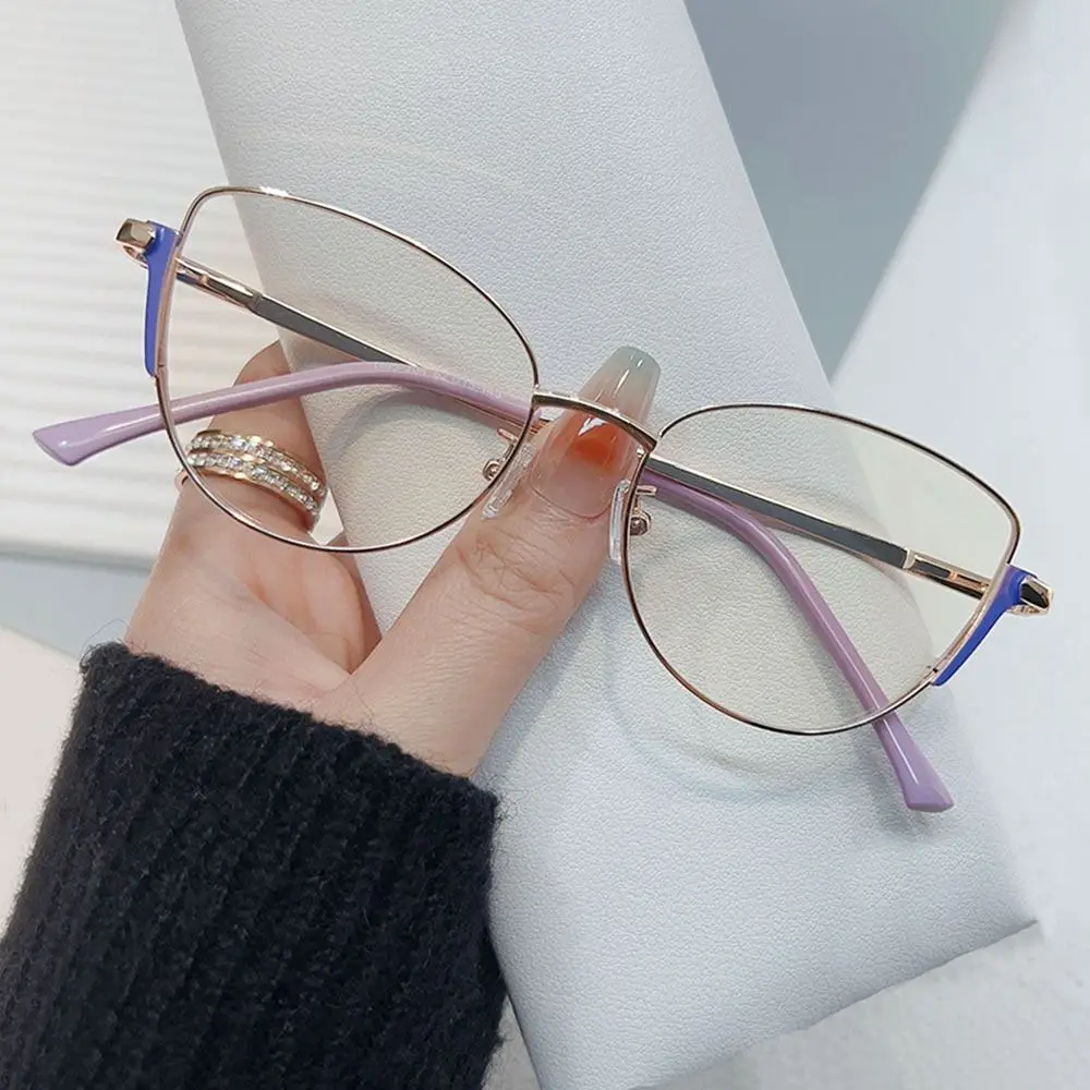 

Удобные очки с защитой от синего света, блокирующие синий свет, защита глаз, металлические квадратные очки, сверхлегкая оправа, очки для мужчин и женщин