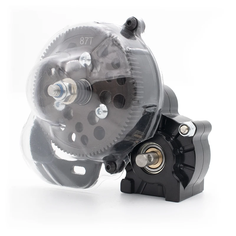

KYX Racing Aluminum Transmission Gearbox Upgrades Parts Accessories for 1/10 RC Crawler Car Axial SCX10 90028 90035