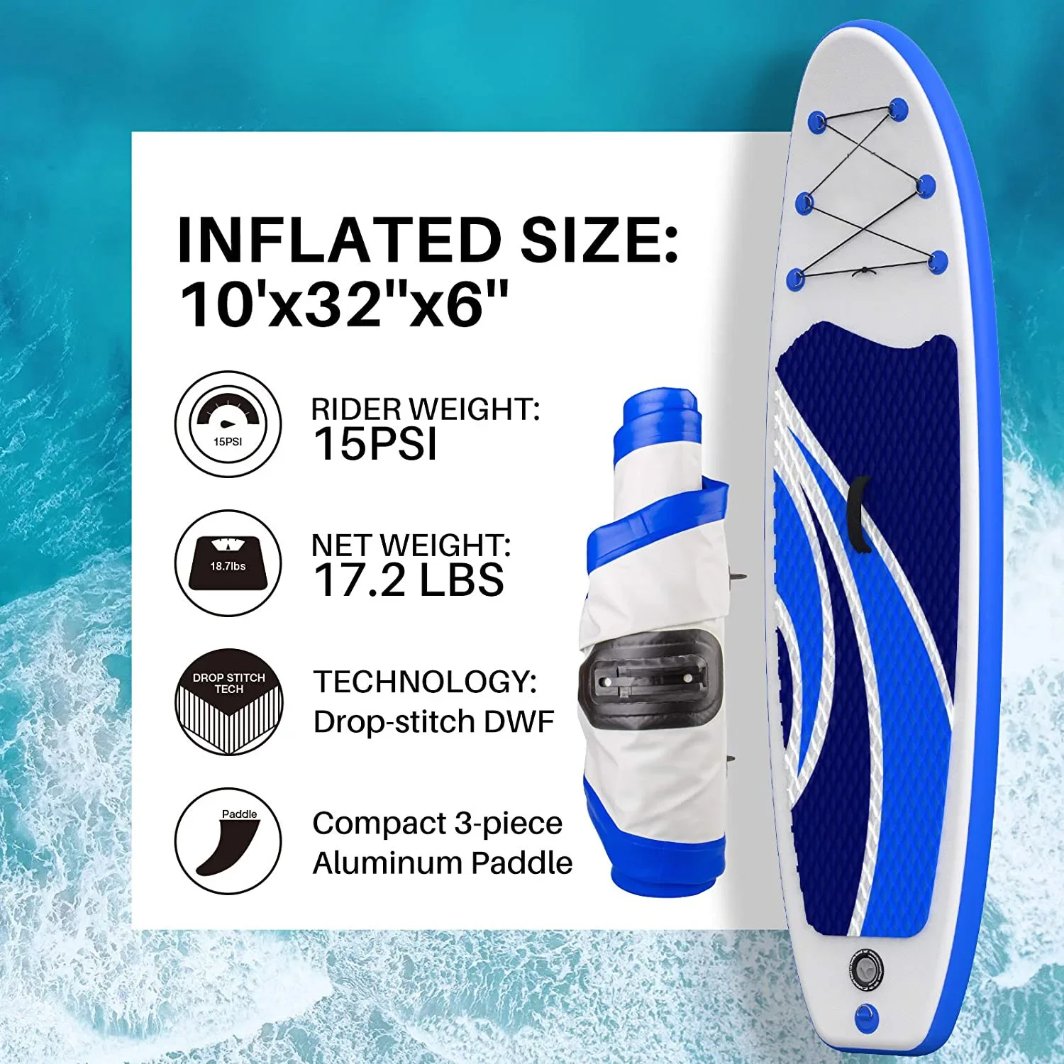 BSCI / EN Giant inflatable paddle board inflatable sup board Surfing Board