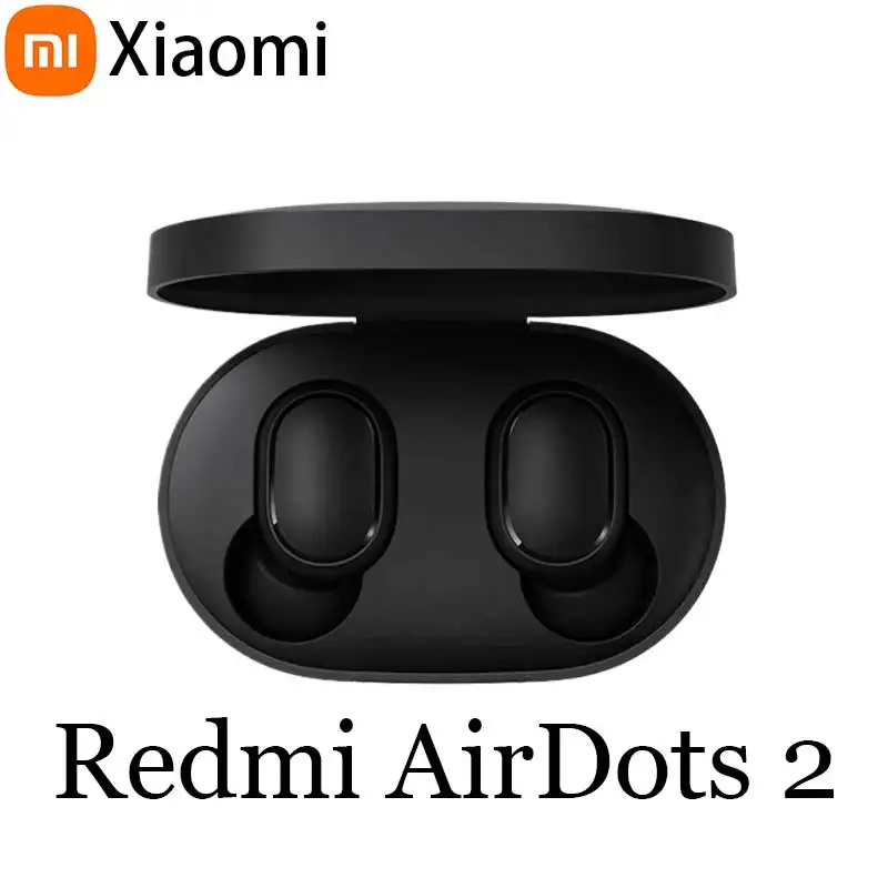 Xiaomi Redmi AirDots 2 Earphone Wireless Earbuds Noise Reduction Headphones With Mic Fone Bluetooth TWS Headset