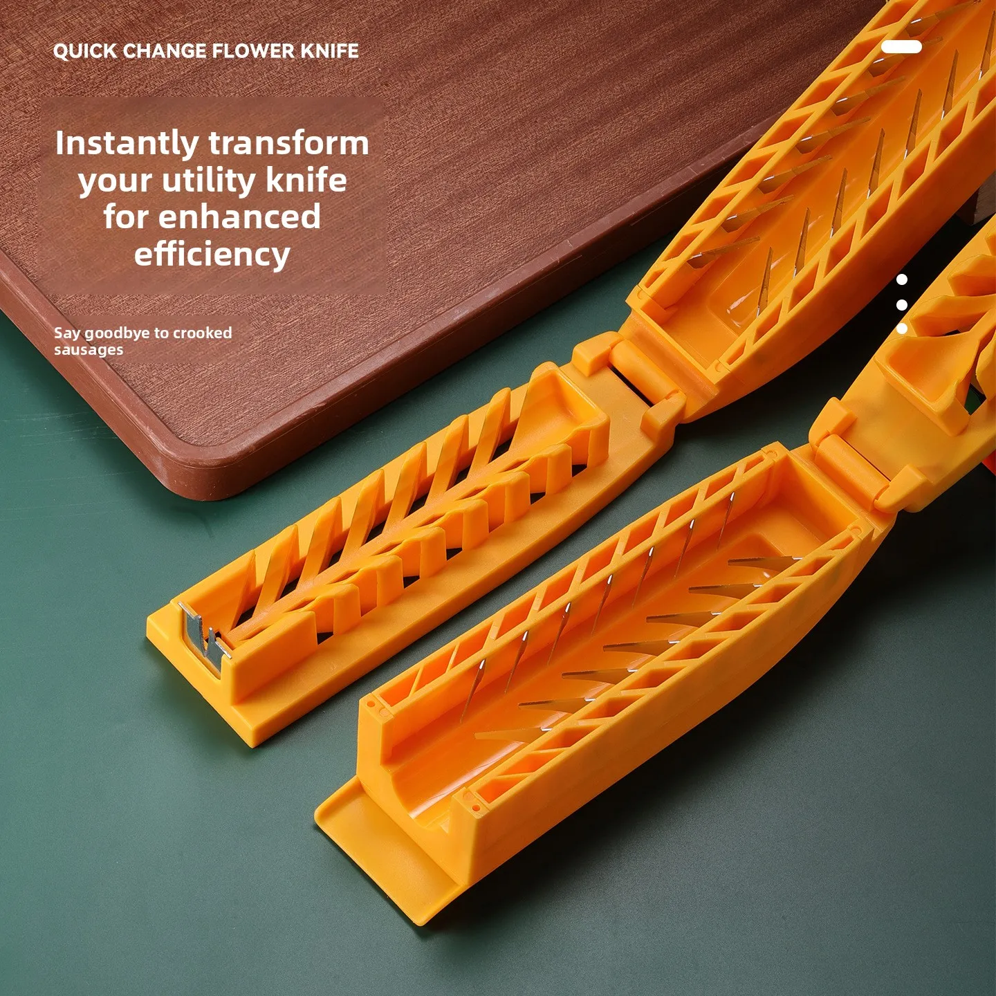 

Универсальный инструмент 2-в-1 для проколки и нарезки сосисок — профессиональный резак для цветочных узоров для предприятий уличной торговли