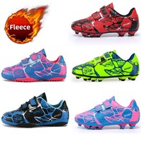 Cool Football Shoes for Kids with Broken Nails Students And Teenagers Boys And Girls Leather Feet New Model Sportswear Accessori