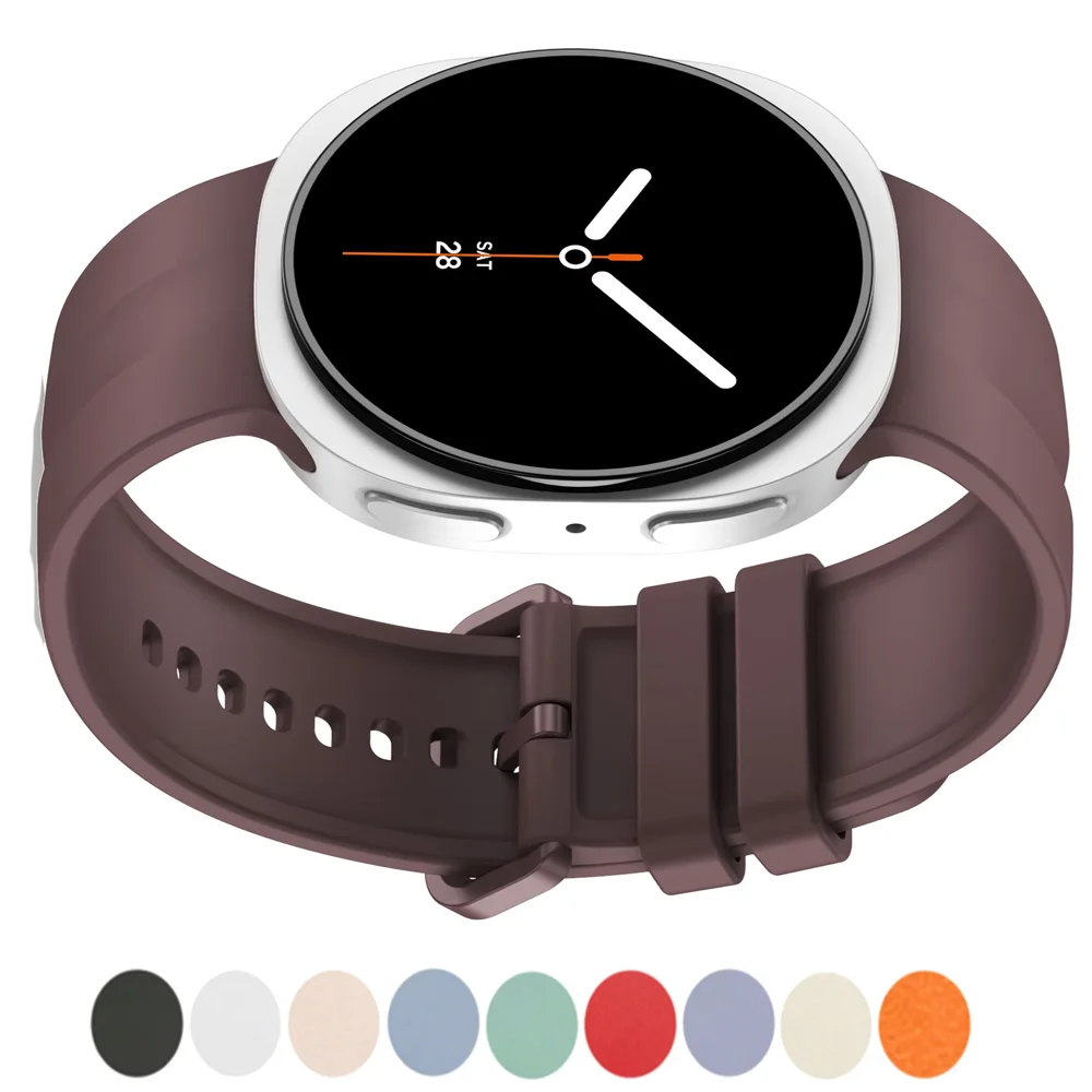 Silikonarmband für Samsung Galaxy Watch 9 Zubehör Gummiarmband für Samsung Galaxy Watch 8 40mm 44mm 8 Classic Armband
