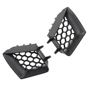 Obere vordere Stoßfängernetz für Sitz Ibiza Cordoba, linke und rechte Ersatzraster, Matte Schwarz, 6L, 2002-2009, 2 Stücke 10 Hauptverkäufe Ibiza 6L Grill - №7