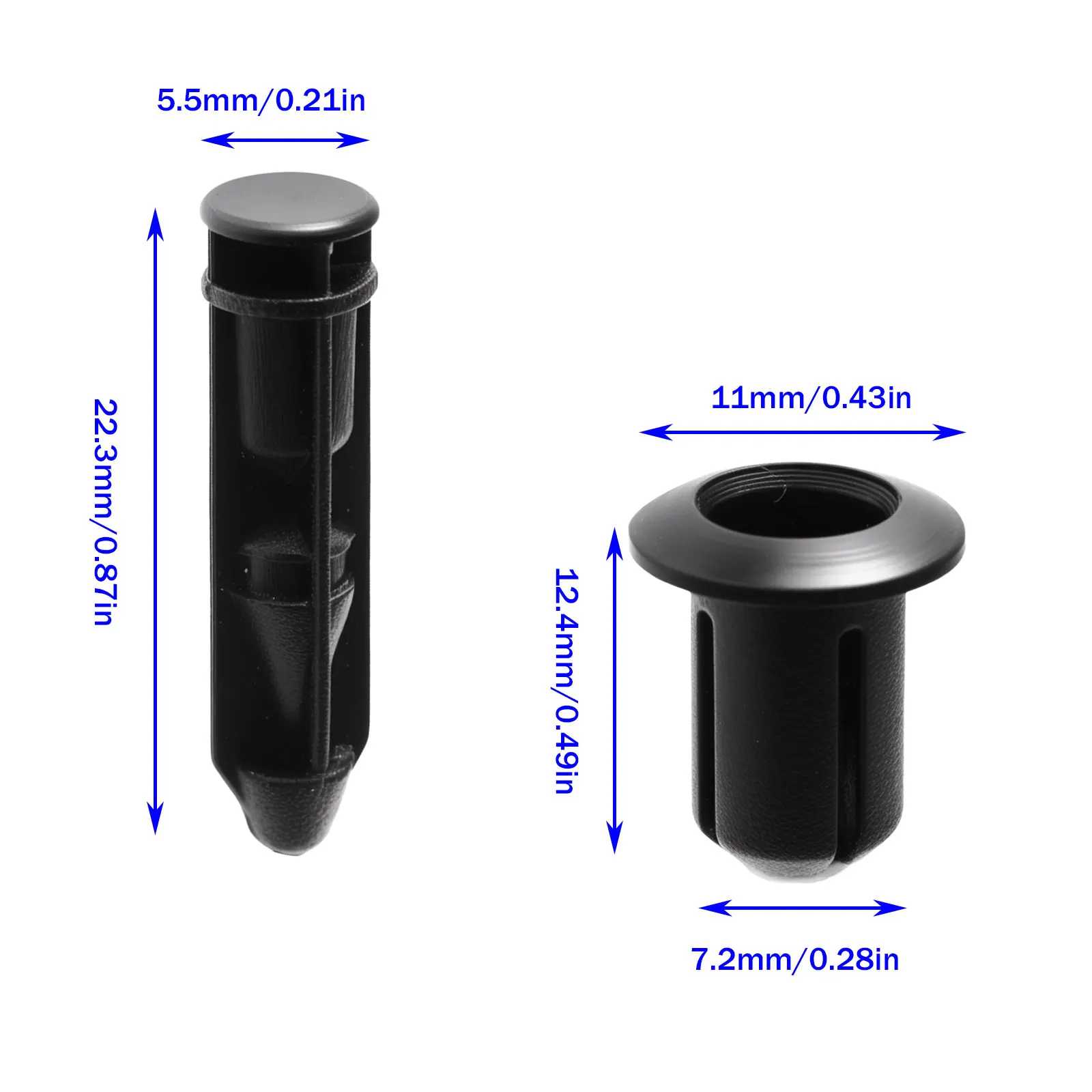 S51S51833 FOR Mazda 3 5 6 CX5 CX9 CX3 Inner Cover Rivet Bumper