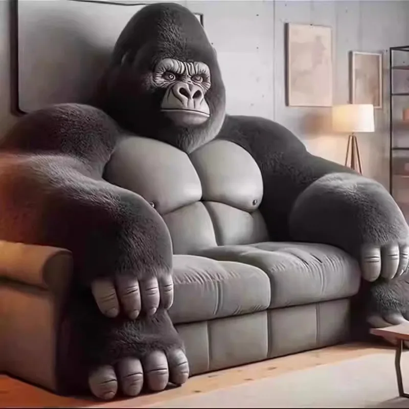 Gorilla sofa bed, genuine leather sofa bed