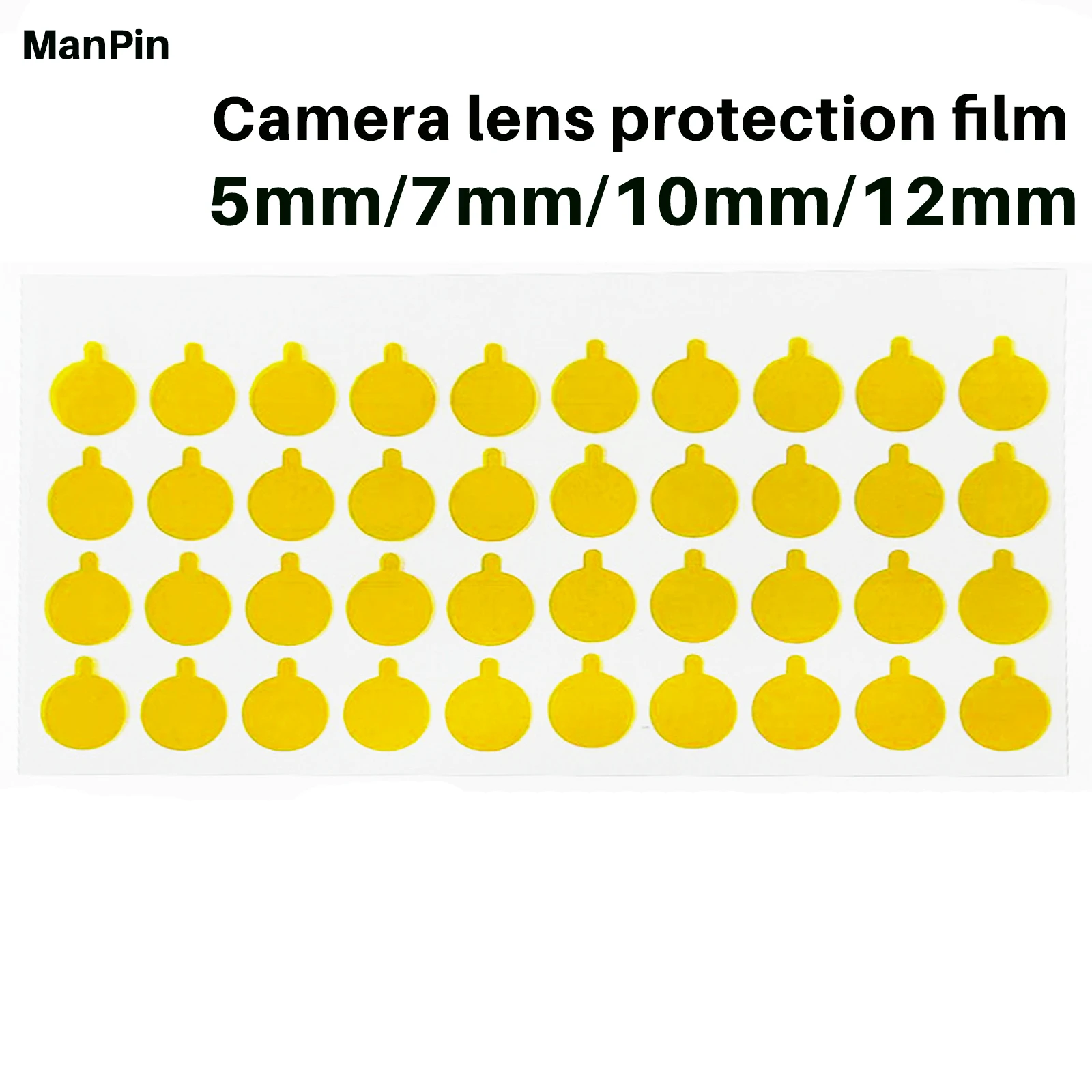 

5mm 7mm 10mm 12mm Face ID Infrared Dot Matrix Back Camera Lens Protector Sticker Dustproof For iPhone Mobile Phone Screen Repair