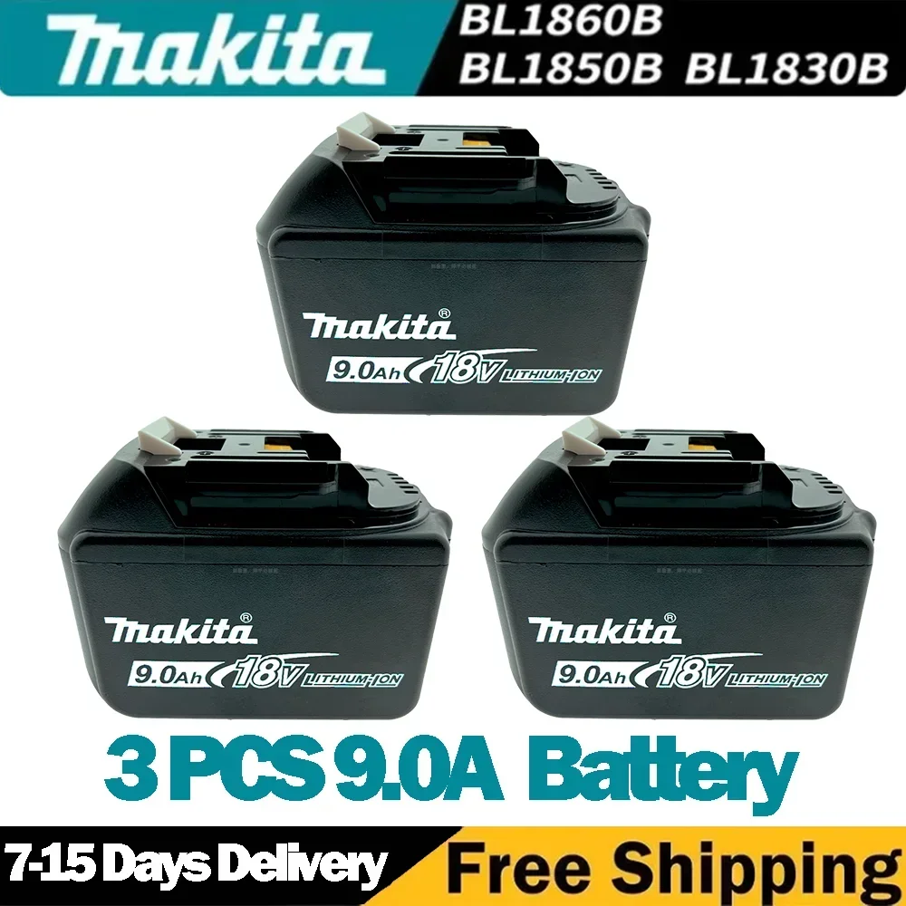 

Makita 18V 9AH 9000mAh batería recargable Li-ion baterías de iones de litio cargador para BL1860B BL1850 BL1830 BL1815 LXT400