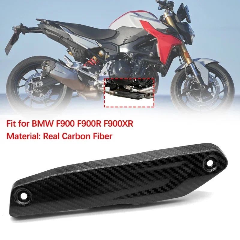 Fit for BMW F900 F900R F900XR F900 R XR Motorcycle Acccessories Exhaust Modified Muffler Escape Carbon Fiber Anti ScaldingBoard