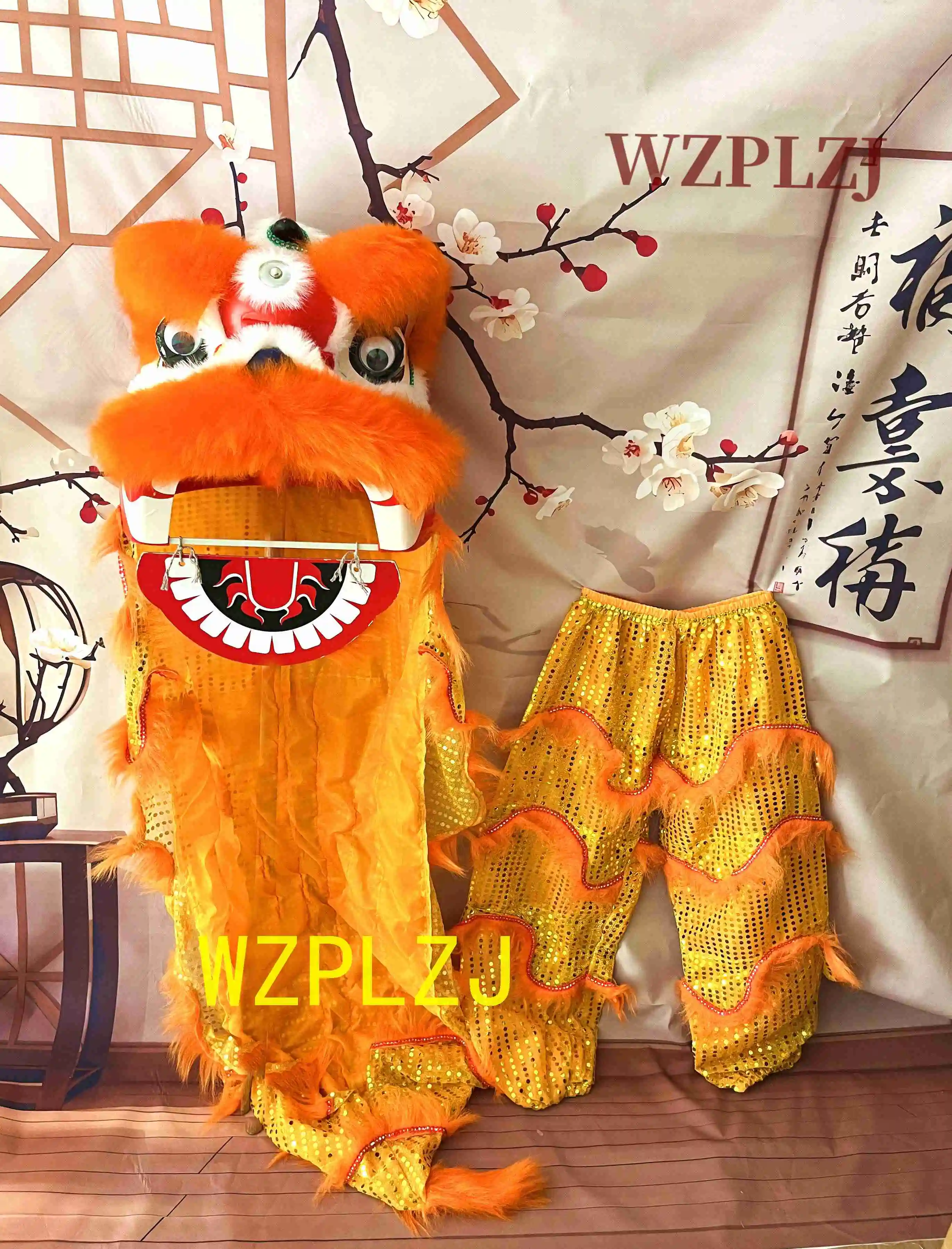 Child Lion Dance Costume Pants - usage example