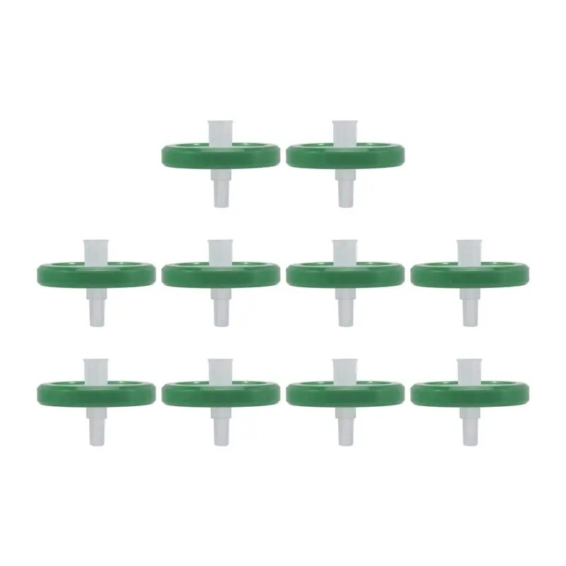 Fresh Sterile Syringe Filter PES 10 Pack, 0.22Um Pore Size, 33Mm Membrane Diameter, Hydrophilic Filtration High Throughput