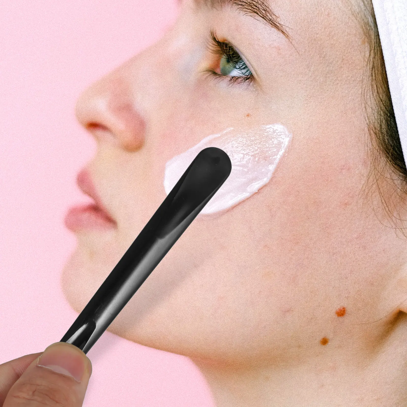 20Pcs Spatula Facial Makeup Tool Plastic Frosted Tip 10.8cm for Cream Lotion Application Sampling